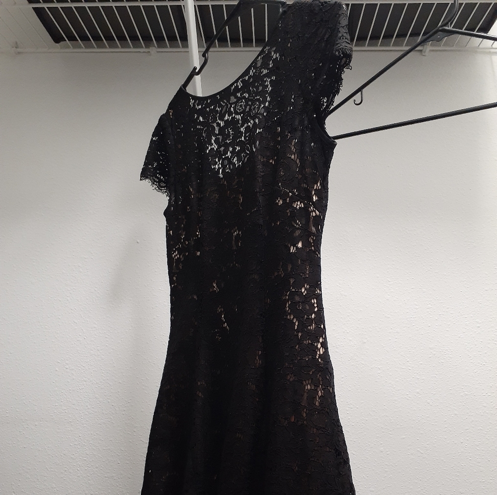 Black cocktail dress